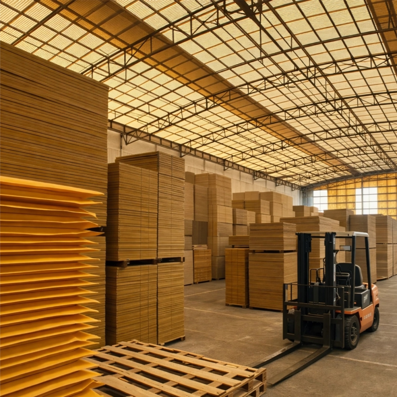 Finished-goods warehouse